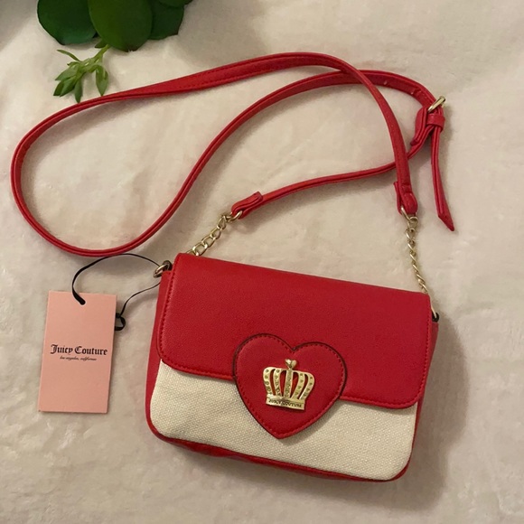 Juicy Couture Handbags - NWT Juicy Couture Flame Scarlet Carried Away with Love Crossbody Purse Y2K Vibes